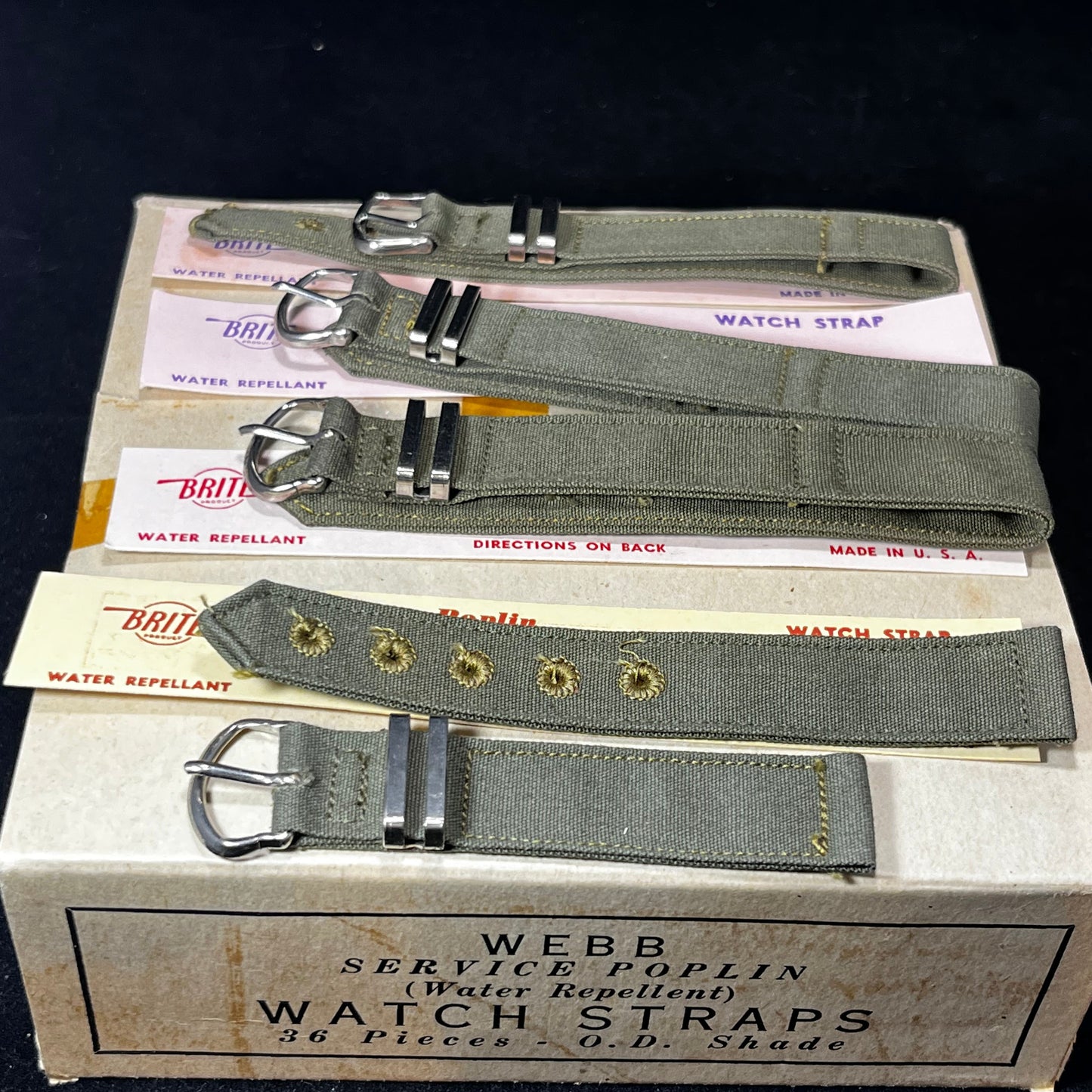 Brite Co 5/8in 16mm WW2 Military Issue Watch Band