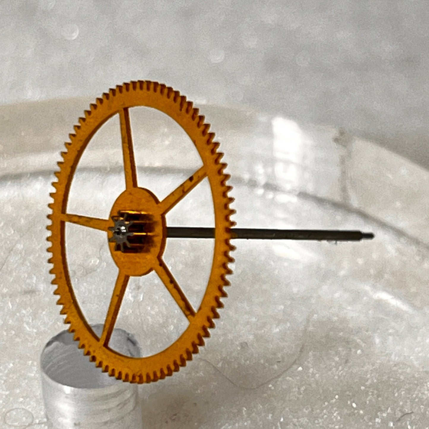 Waltham CDIA Aircraft Clock Sweep 4th Wheel & Pinion (part 28580)