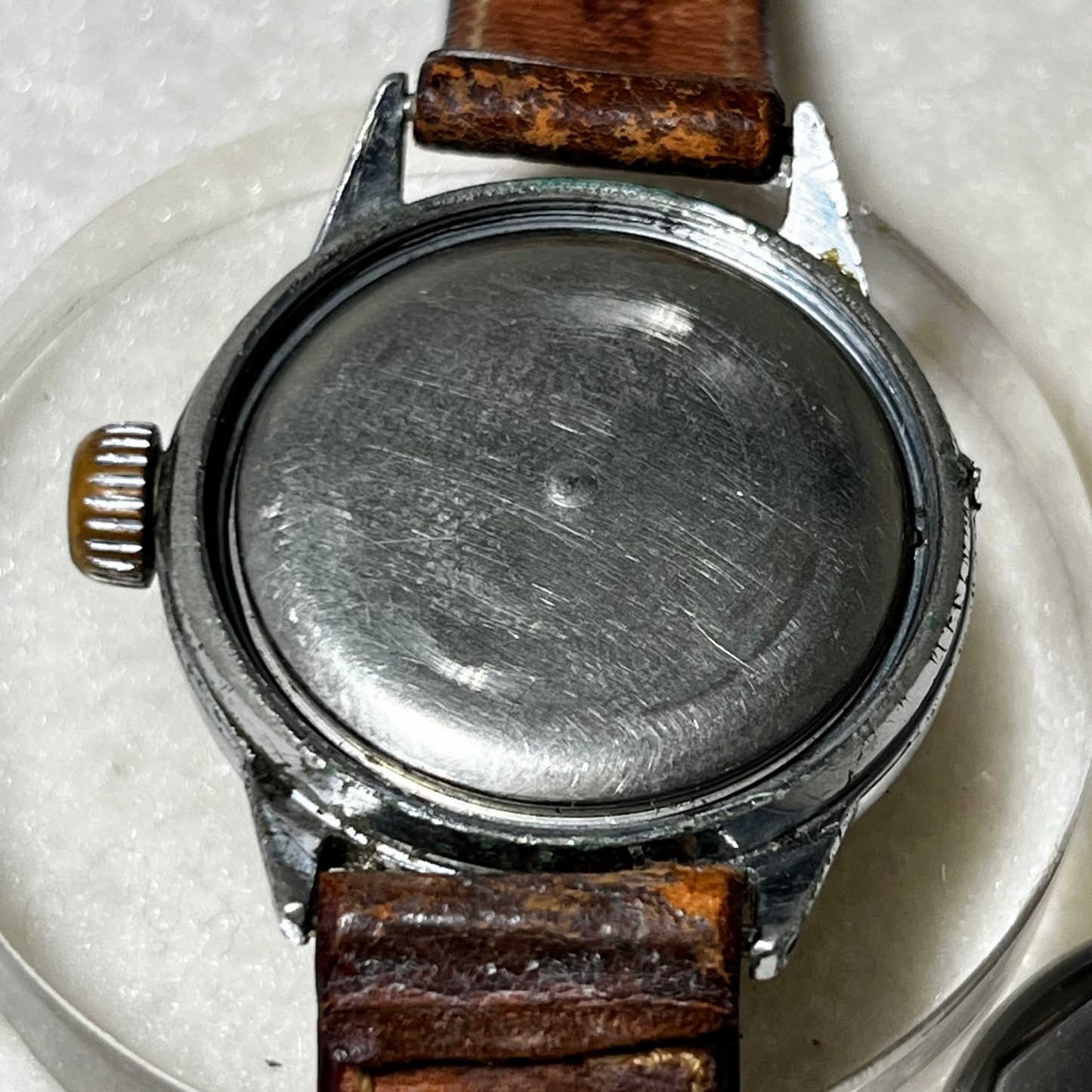 Vintage Elgin U.S. Military Issue WW2 War Era ALL ORIGINAL Ord Dept 554 Manual Wind Wrist Watch