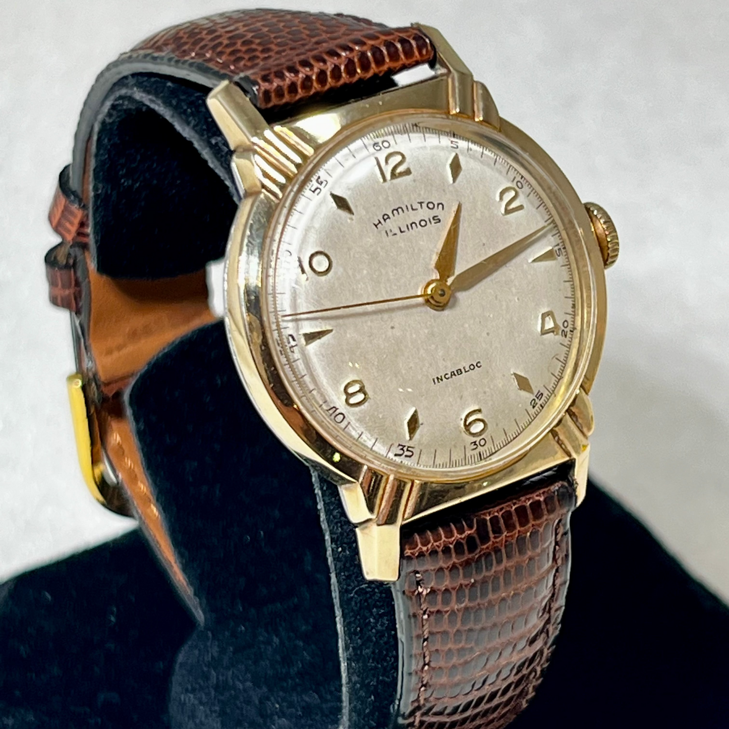 Vintage Hamilton Illinois Fancy 17 jewel Manual Wind Wrist Watch