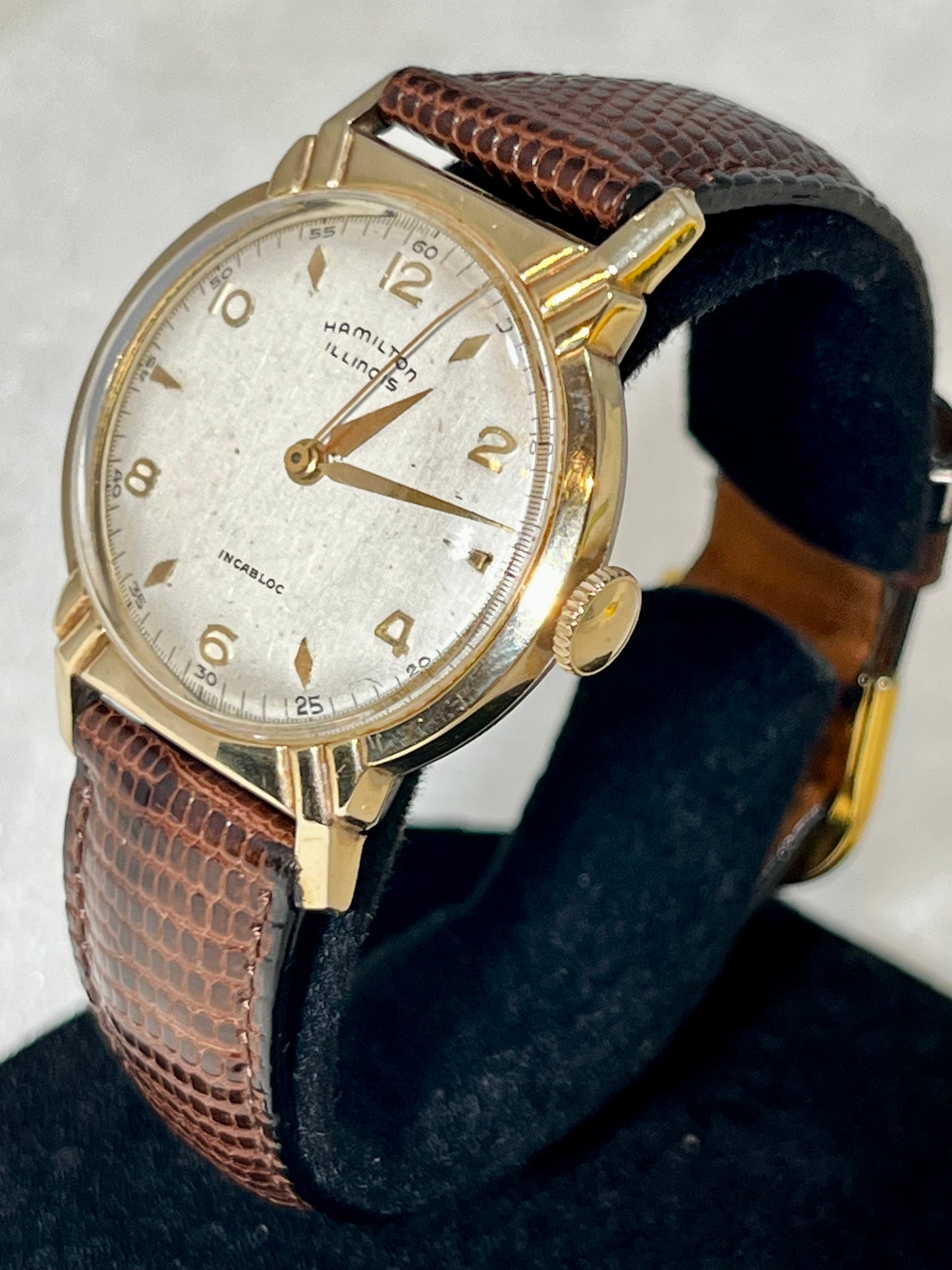 Vintage Hamilton Illinois Fancy 17 jewel Manual Wind Wrist Watch