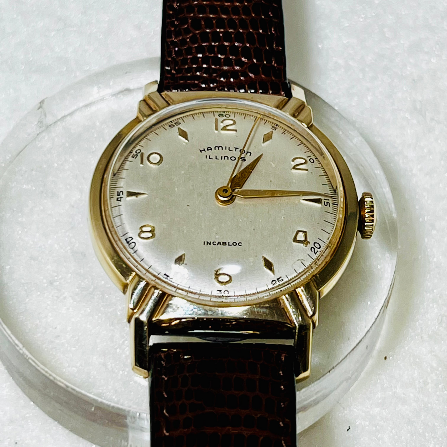 Vintage Hamilton Illinois Fancy 17 jewel Manual Wind Wrist Watch