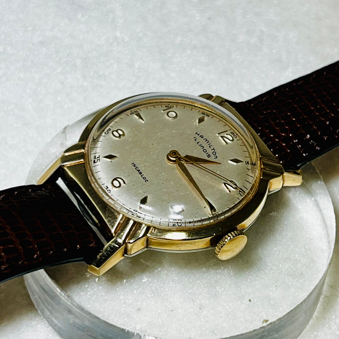 Vintage Hamilton Illinois Fancy 17 jewel Manual Wind Wrist Watch
