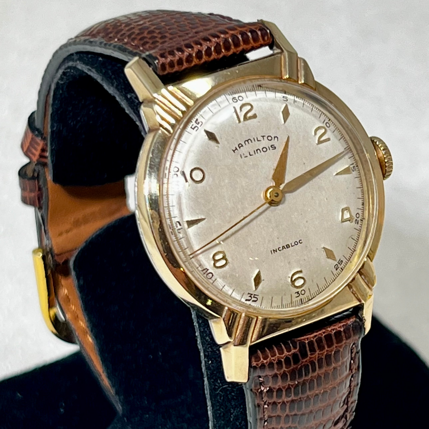 Vintage Hamilton Illinois Fancy 17 jewel Manual Wind Wrist Watch