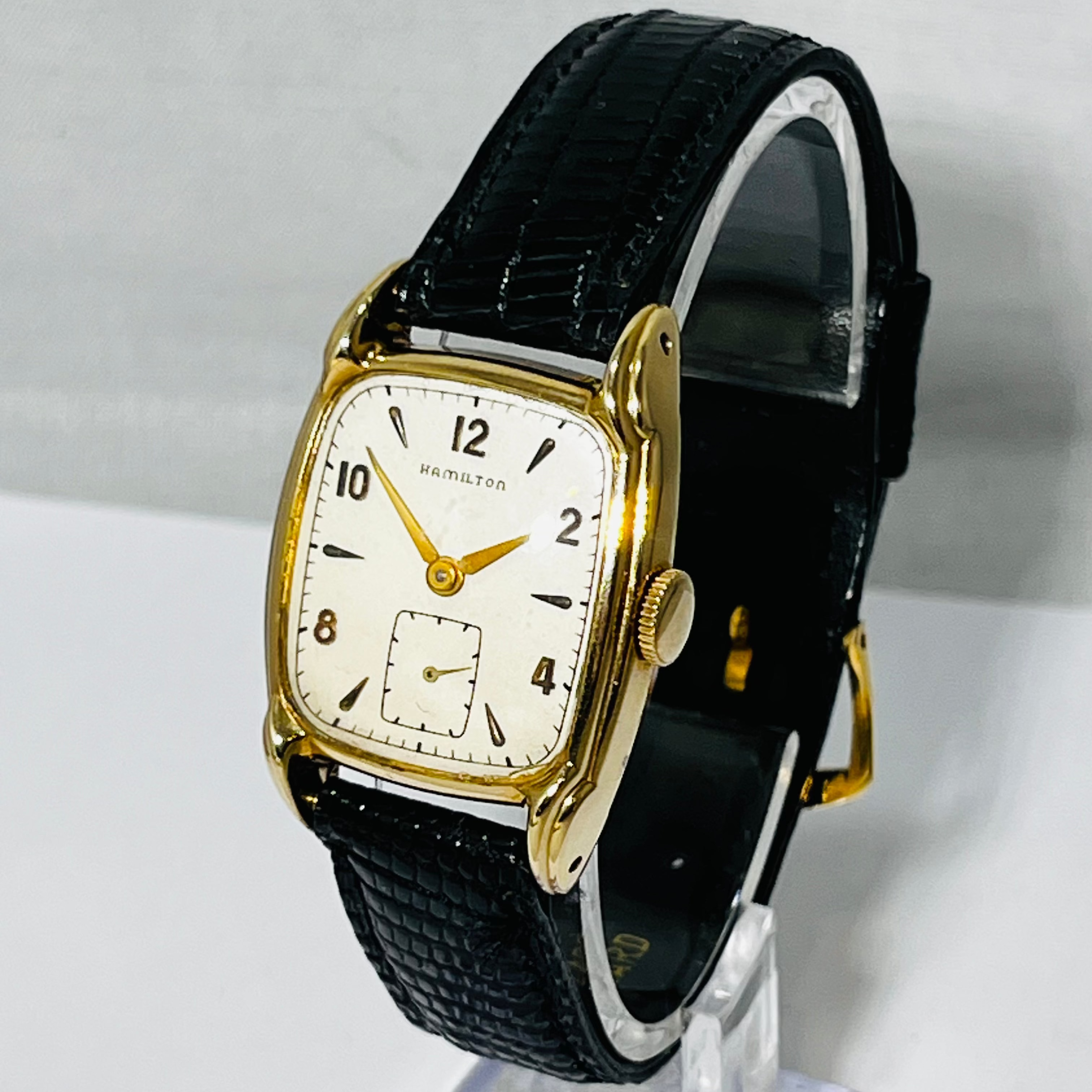 Vintage Hamilton Darrell Grade 747 10K GF Manual Wind Wrist Watch