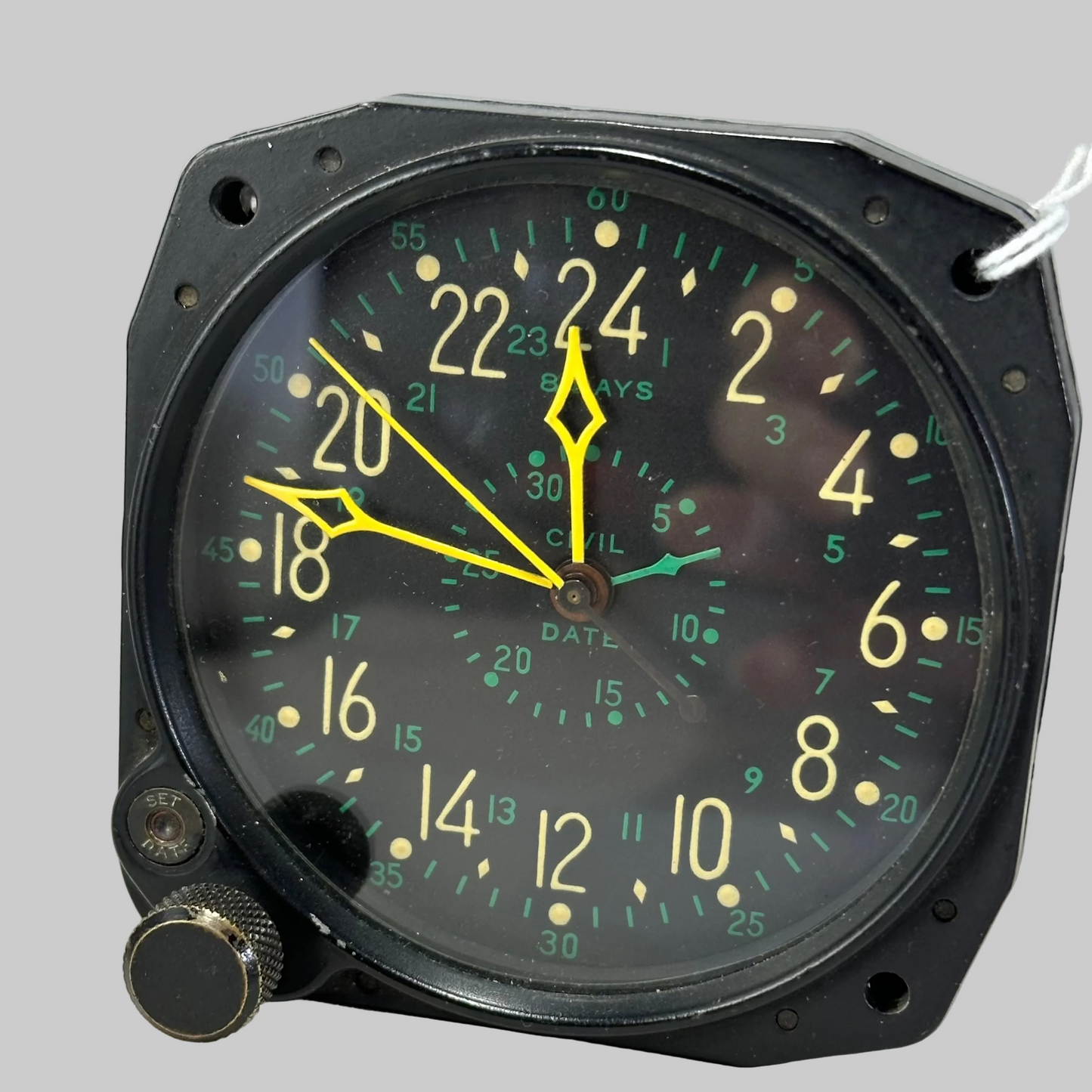 Waltham CDIA Aircraft Clock Jeweled Pallet