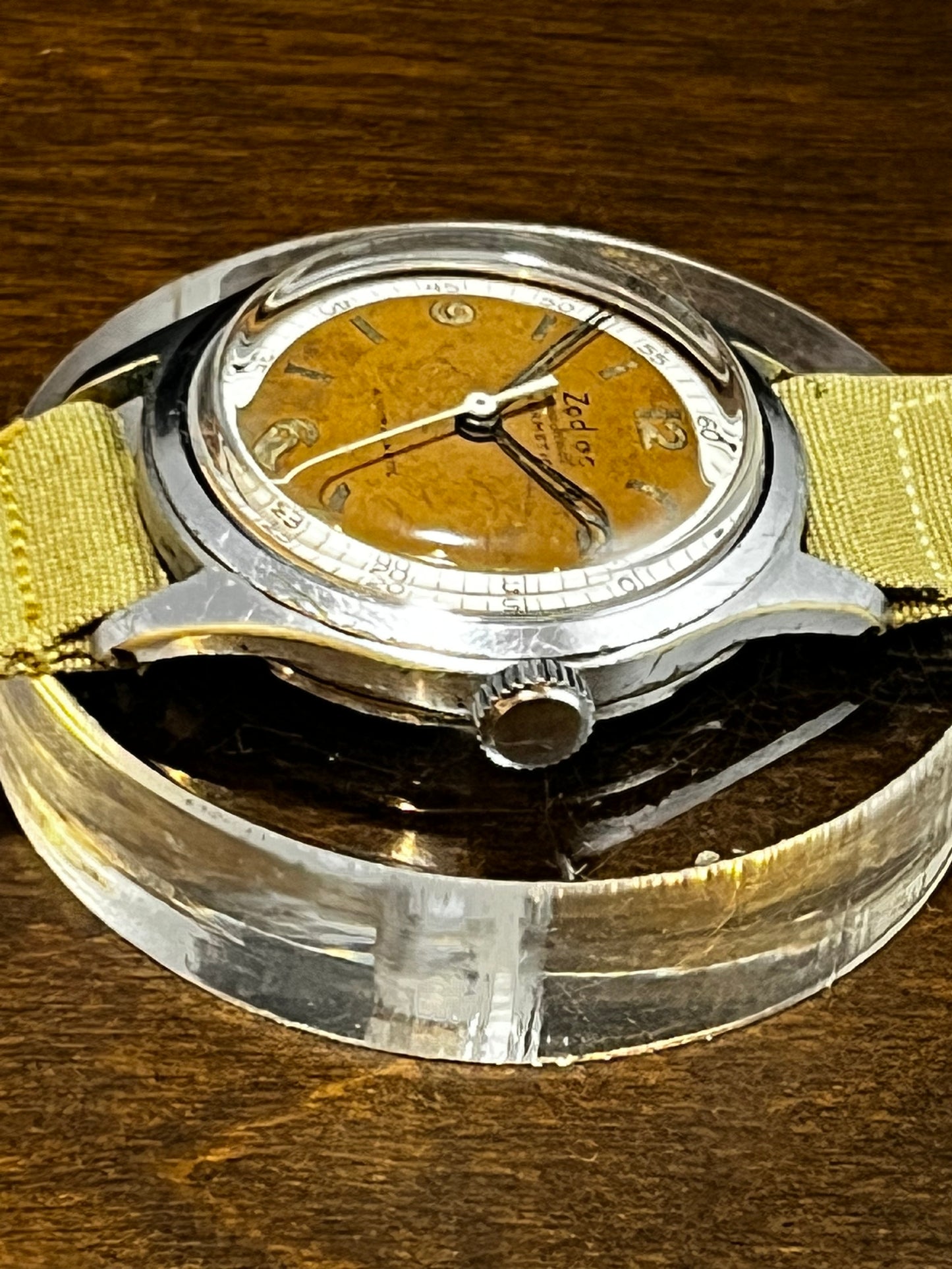 Vintage Zodiac Inca Securit Hermetic Manual Wind Wrist Watch