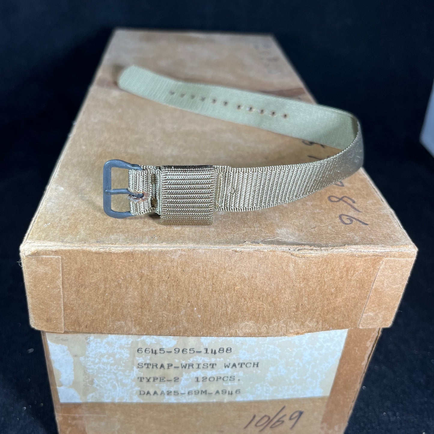 Ranger Tennere Co 1969 Vietnam Military Issue Watch Band 5/8in 16mm