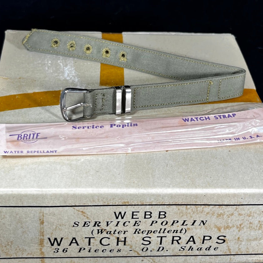 Brite Co 1/2in 12.5mm WW2 Military Issue Watch Band
