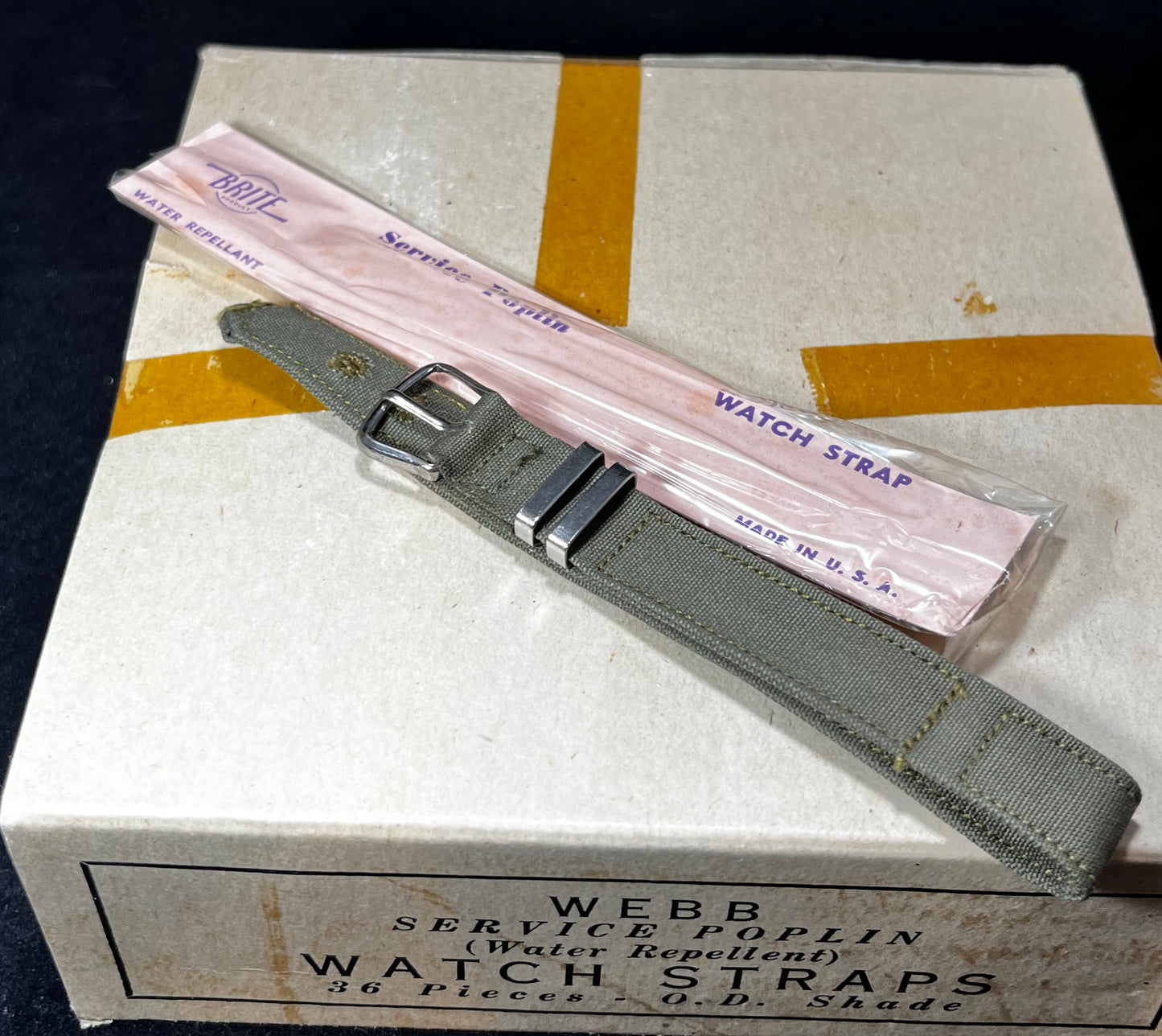 Brite Co 9/16in 14.3mm WW2 Military Issue Watch Band