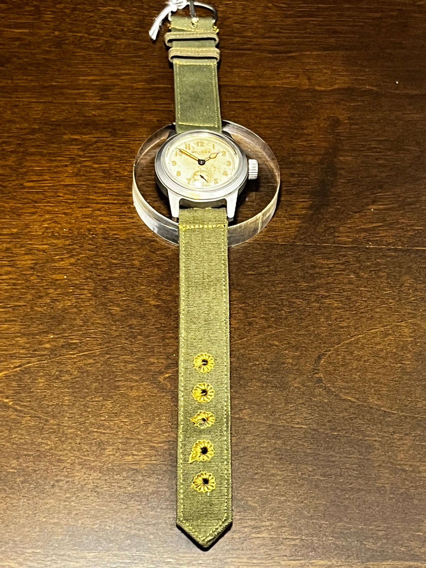 Vintage Bulova Military Issue Korean War Era 10BM Manual Wind Wrist Watch