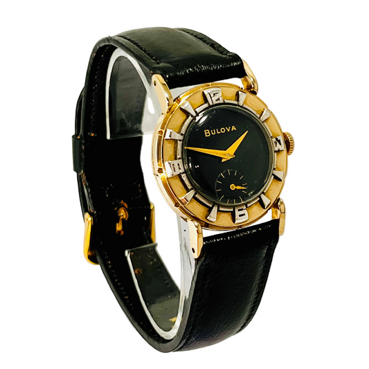 Vintage Bulova Air King Mid Century Style Wrist Watch Circa 1953