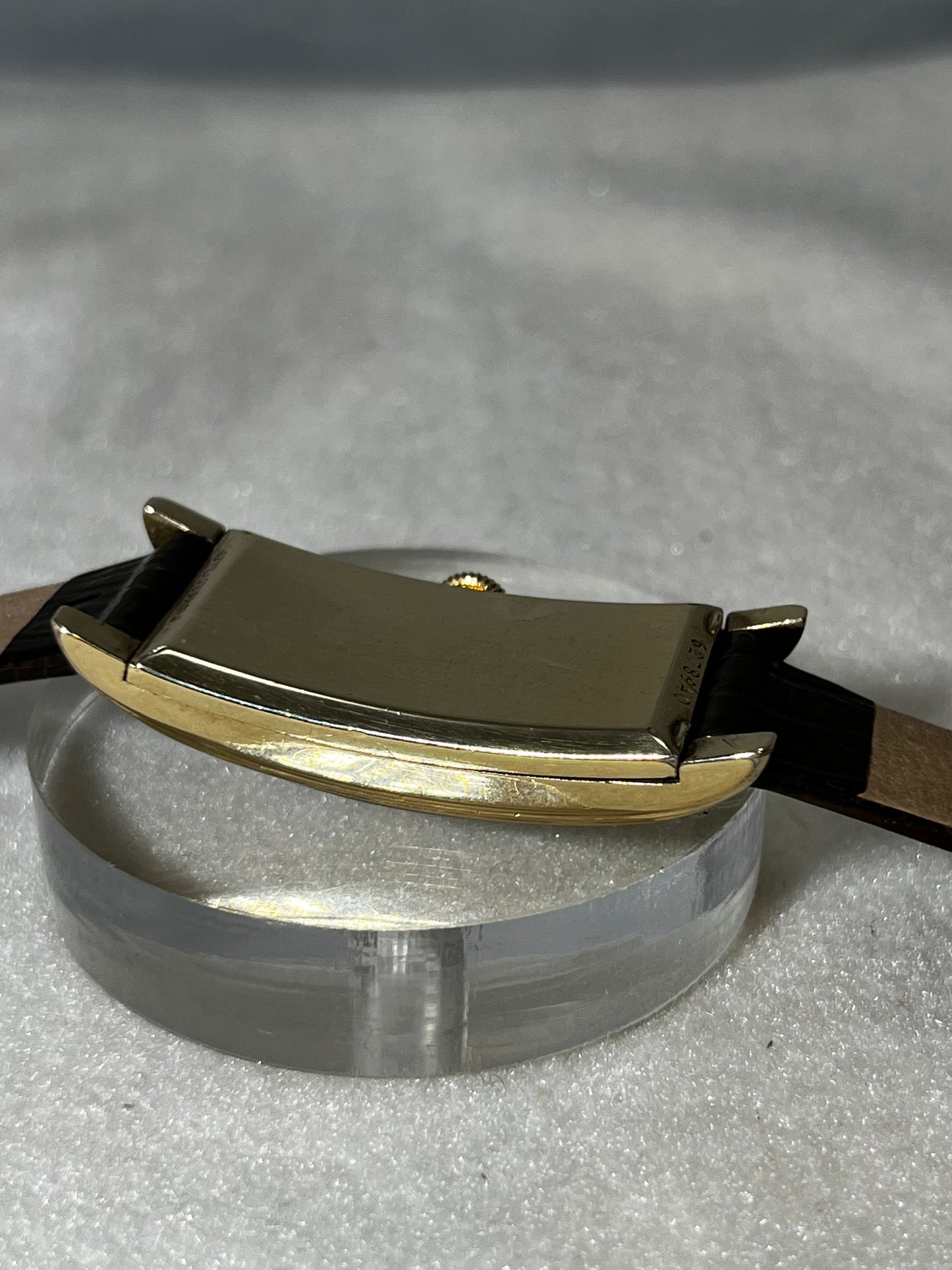 Vintage Art Deco Bulova Curvex Style 45mm Long 1930's 10K GF Wrist Watch