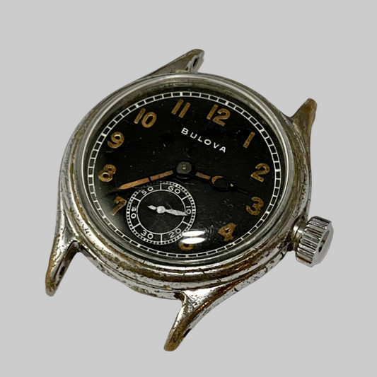 Vintage Bulova U.S. Military Issue 1944 WW2 War Era Ord Dept Wrist Watch *Comes with Choice of Strap