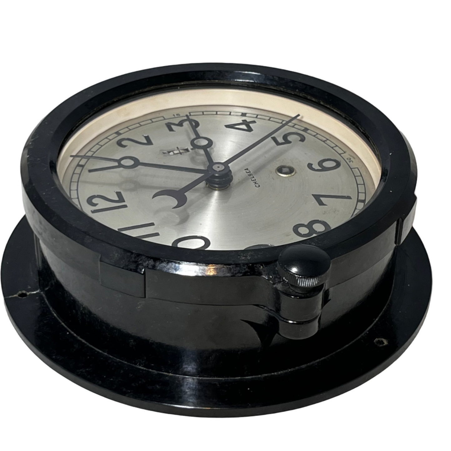 Chelsea Ship's Clock circa 1962 12 Hour Dial 5" Diameter