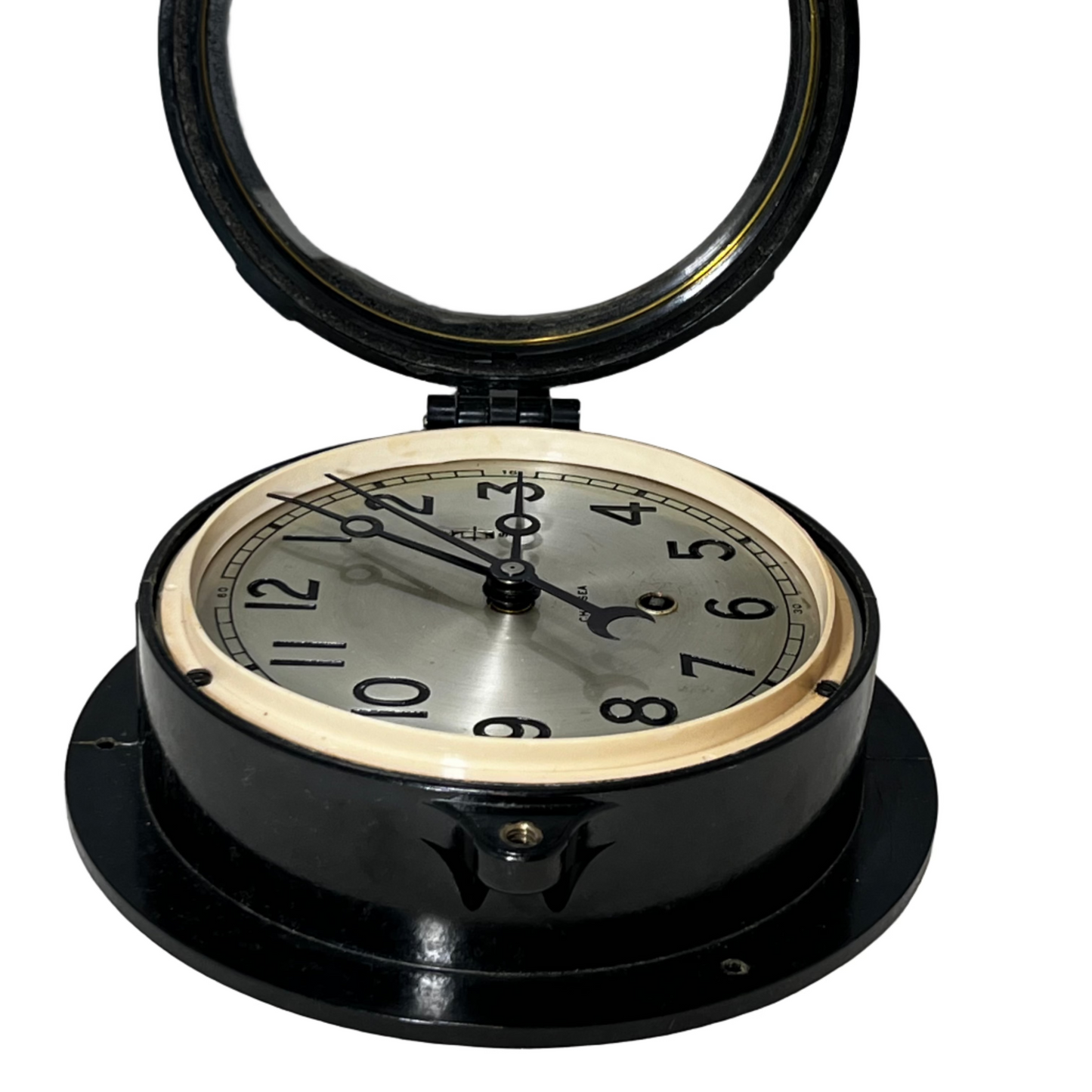Chelsea Ship's Clock circa 1962 12 Hour Dial 5" Diameter