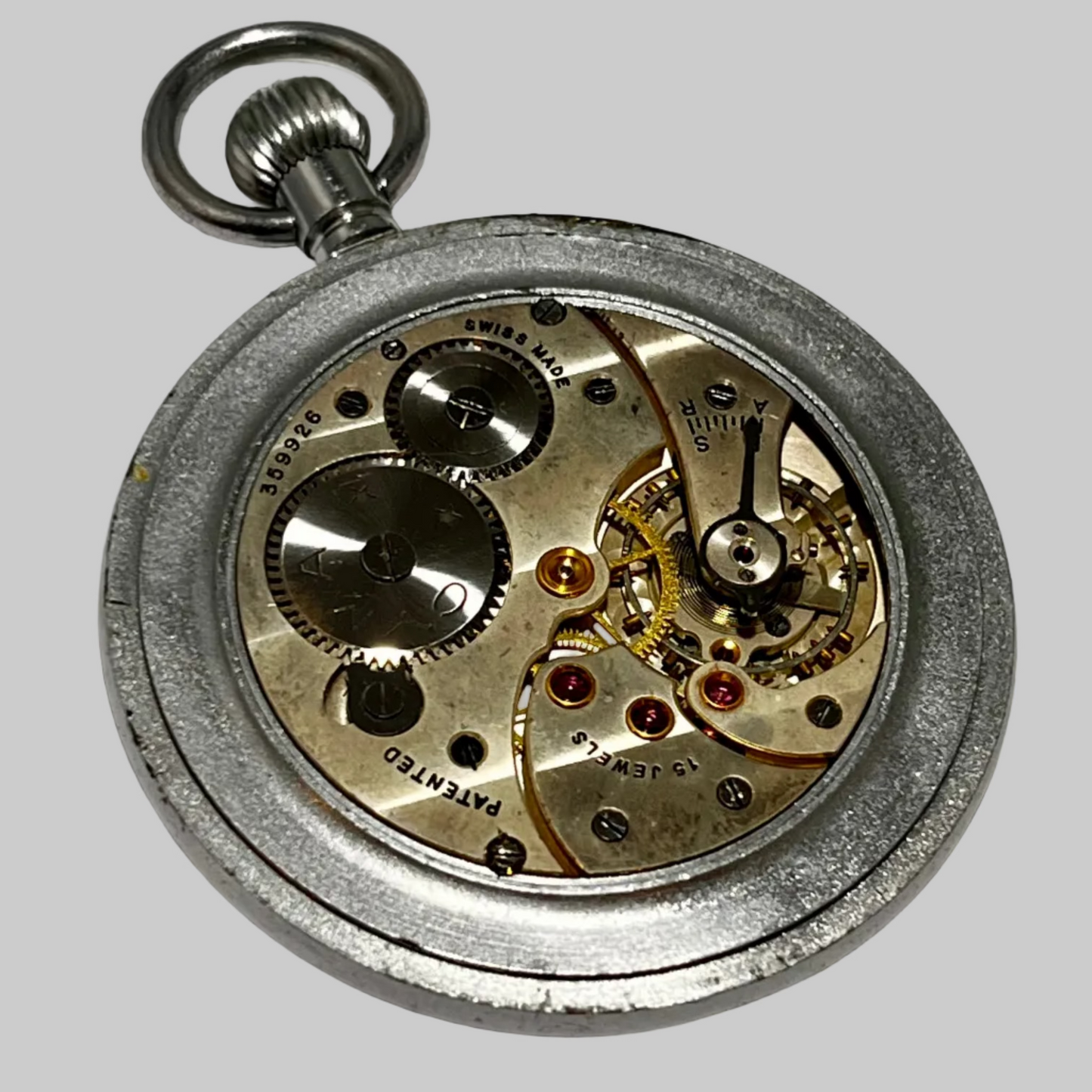 Vintage Cyma WW2 British Armed Forces Military Pocket Watch