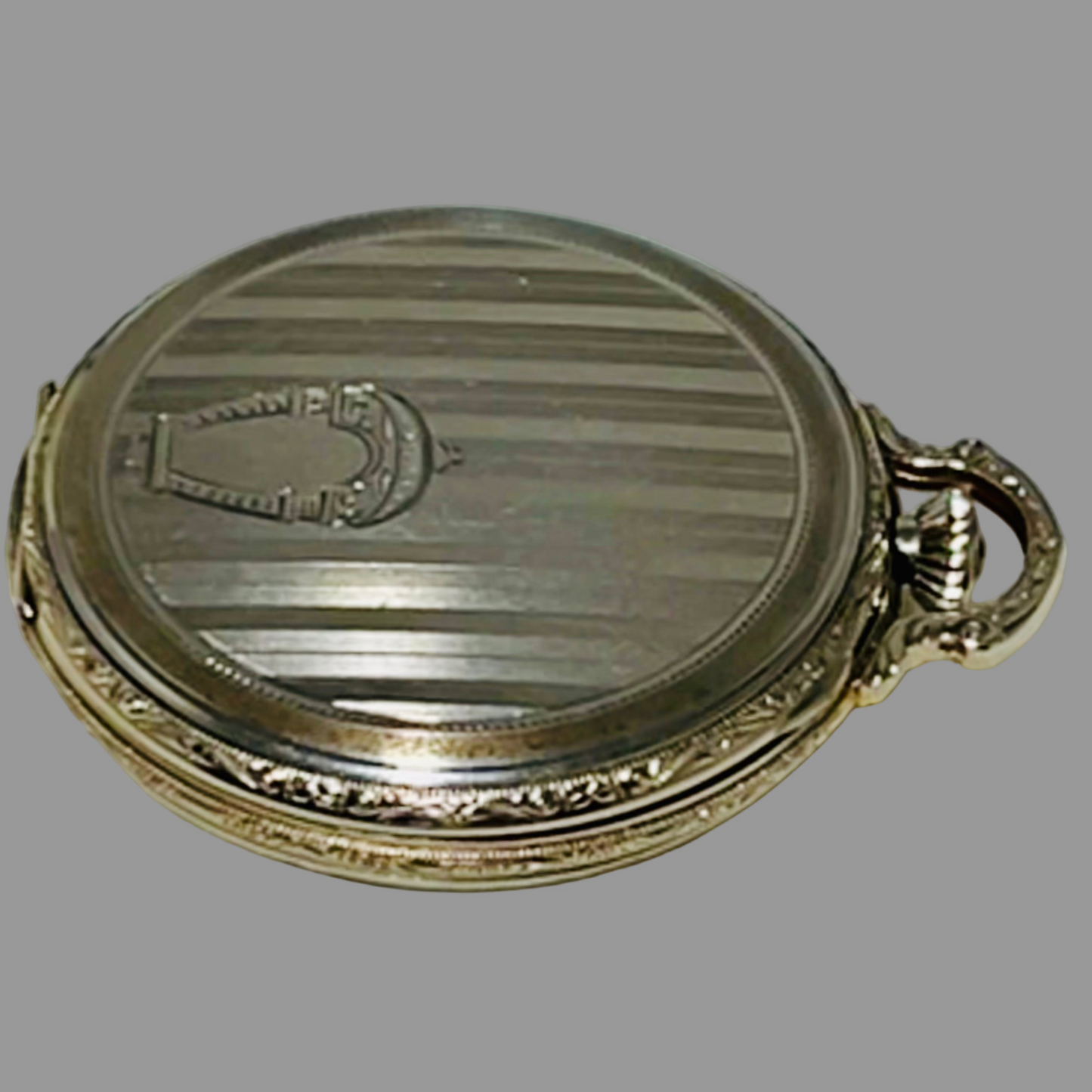 Elgin Circa 1918 14K White Gold Fill Case