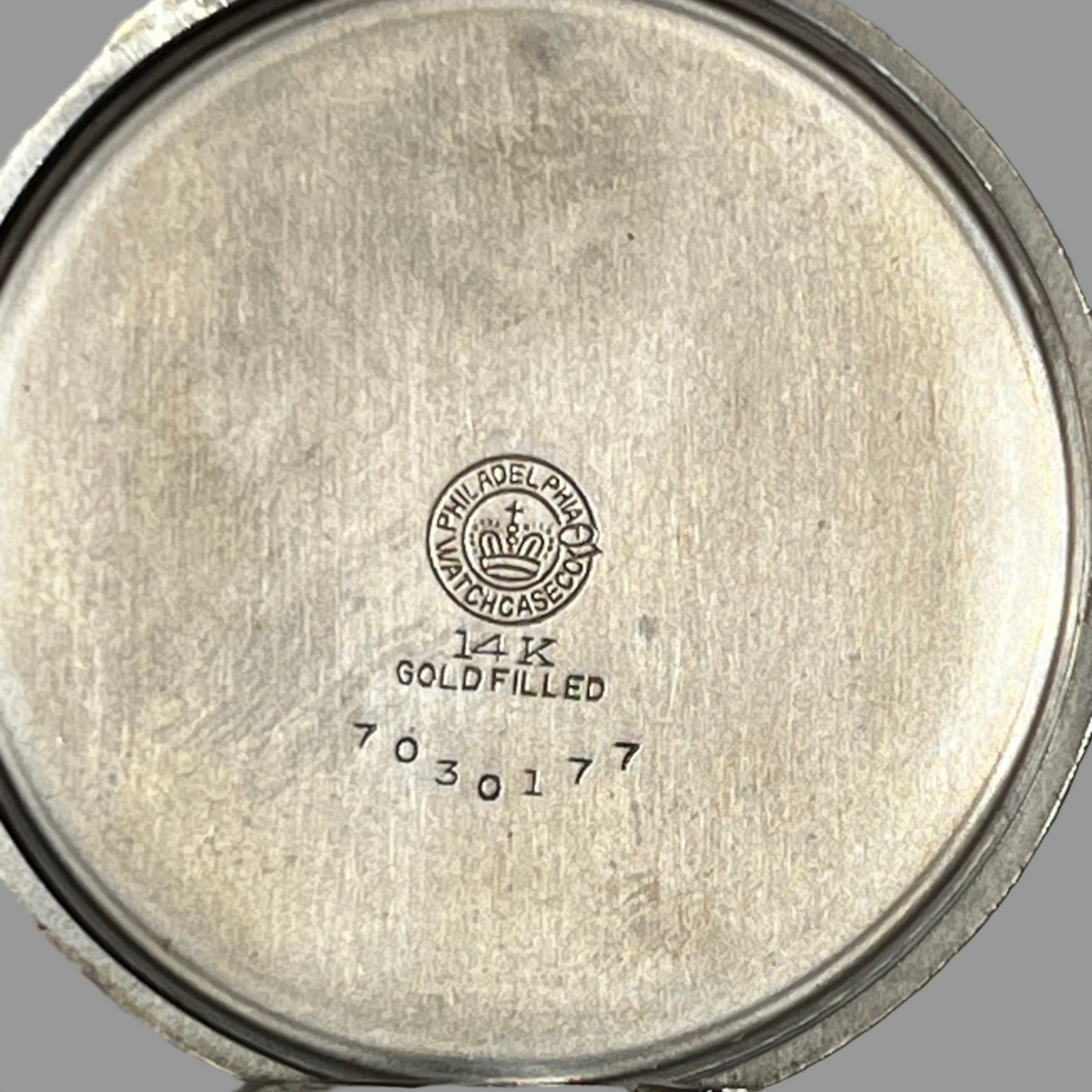 Elgin 14K Gold Filled Pocket Watch Trademarks