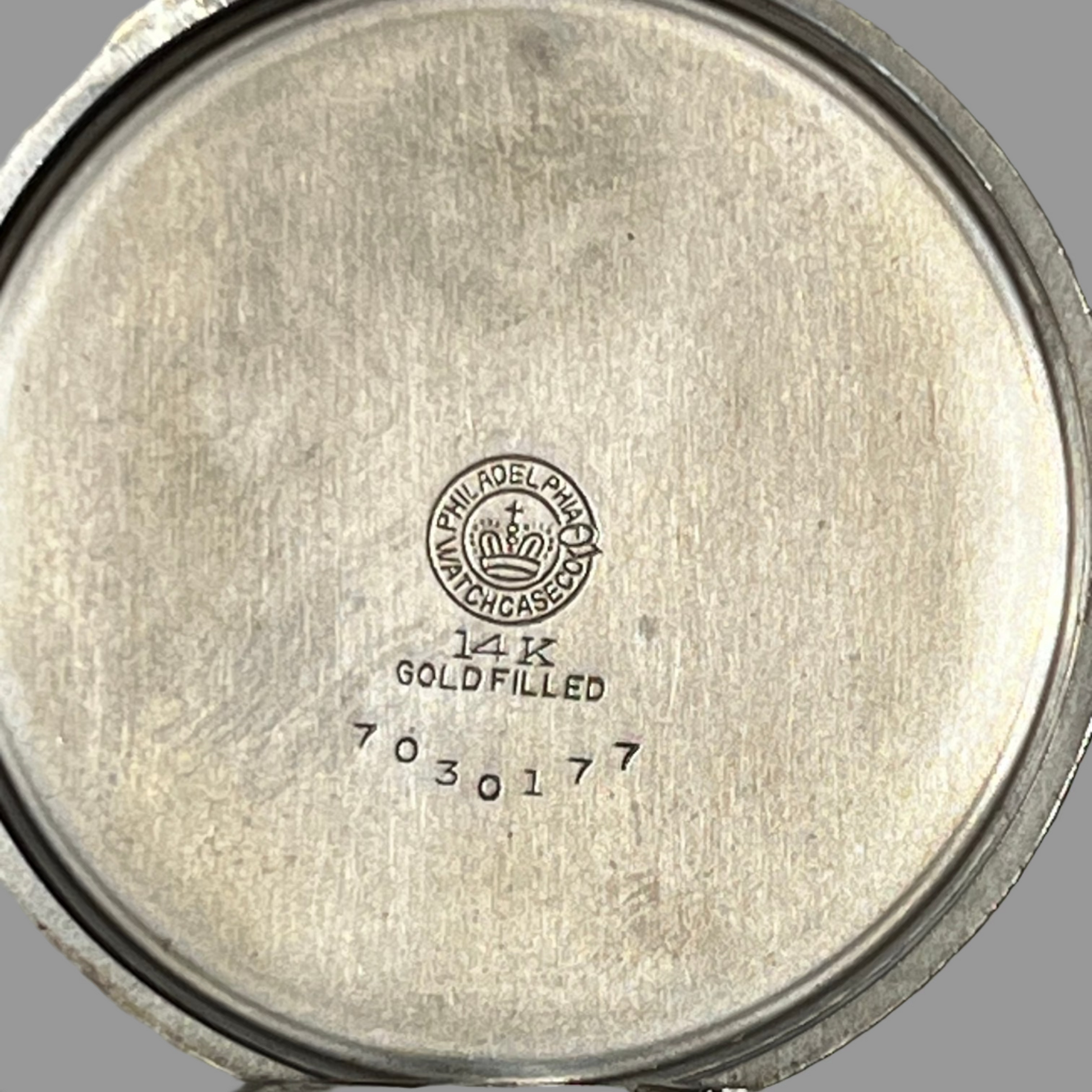 Elgin 14K Gold Filled Pocket Watch Trademarks