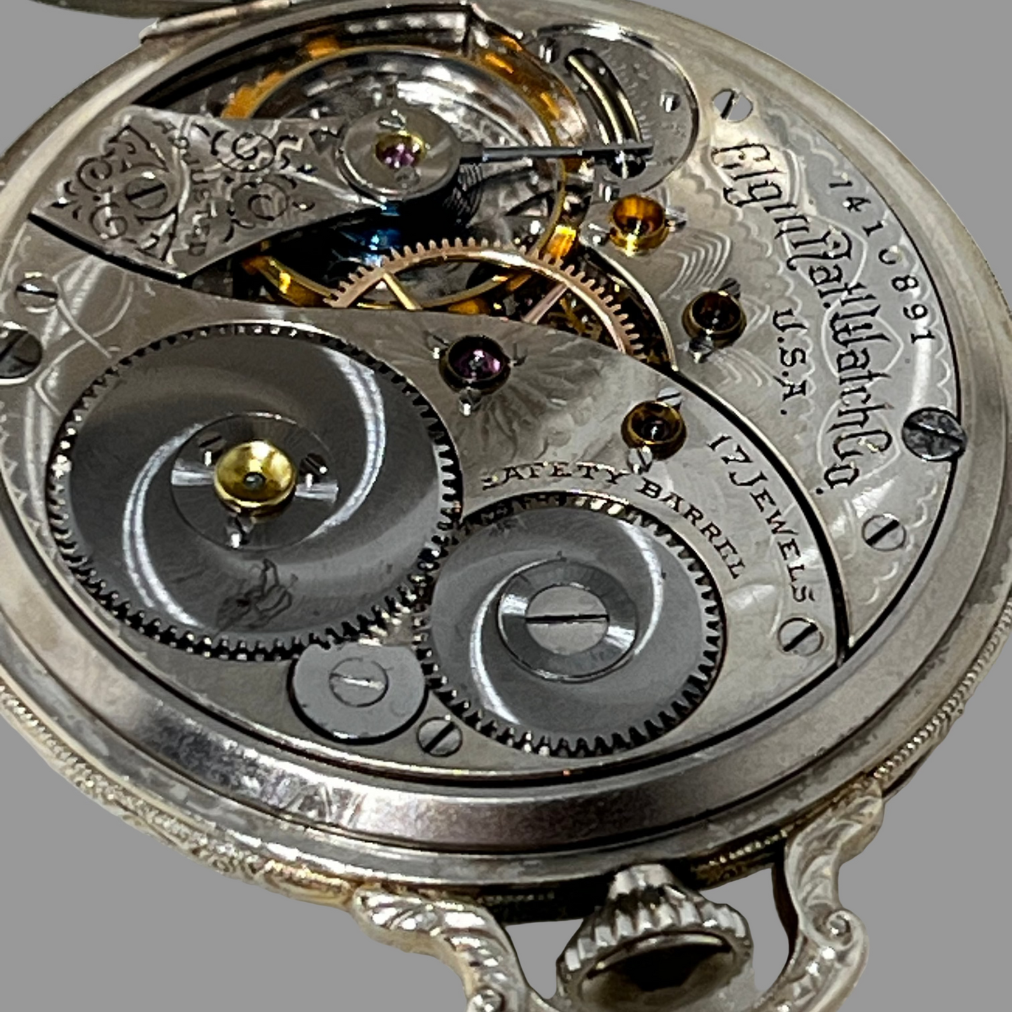Elgin 17 Jewel Circa 1918 Movement