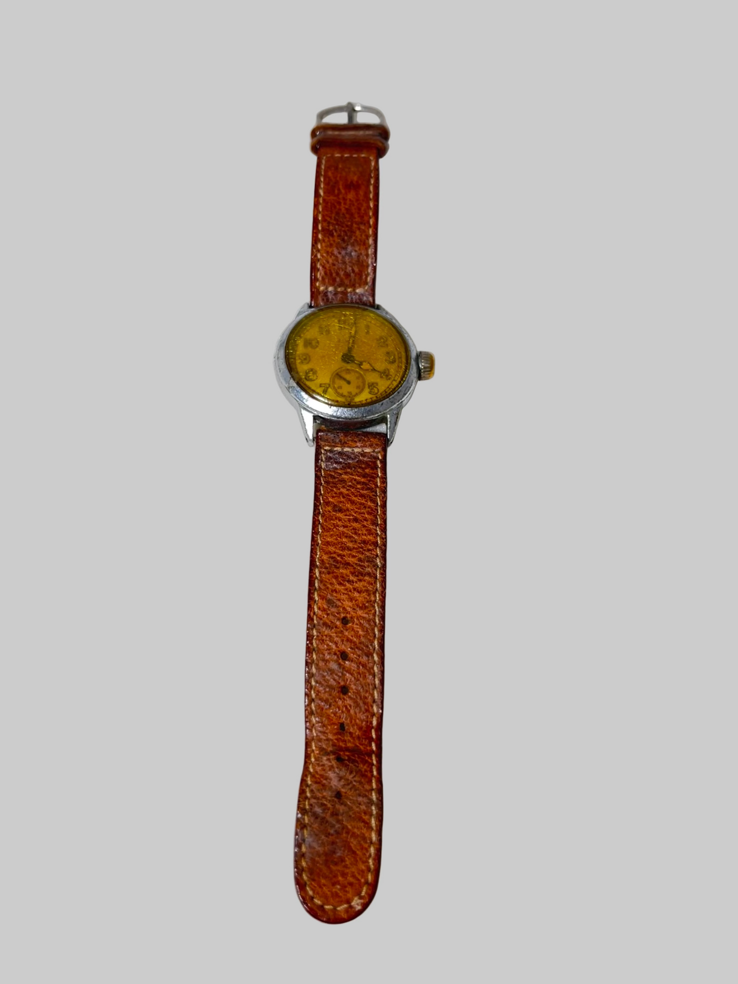 Vintage Elgin U.S. Military Issue WW2 War Era ALL ORIGINAL Ord Dept 554 Manual Wind Wrist Watch