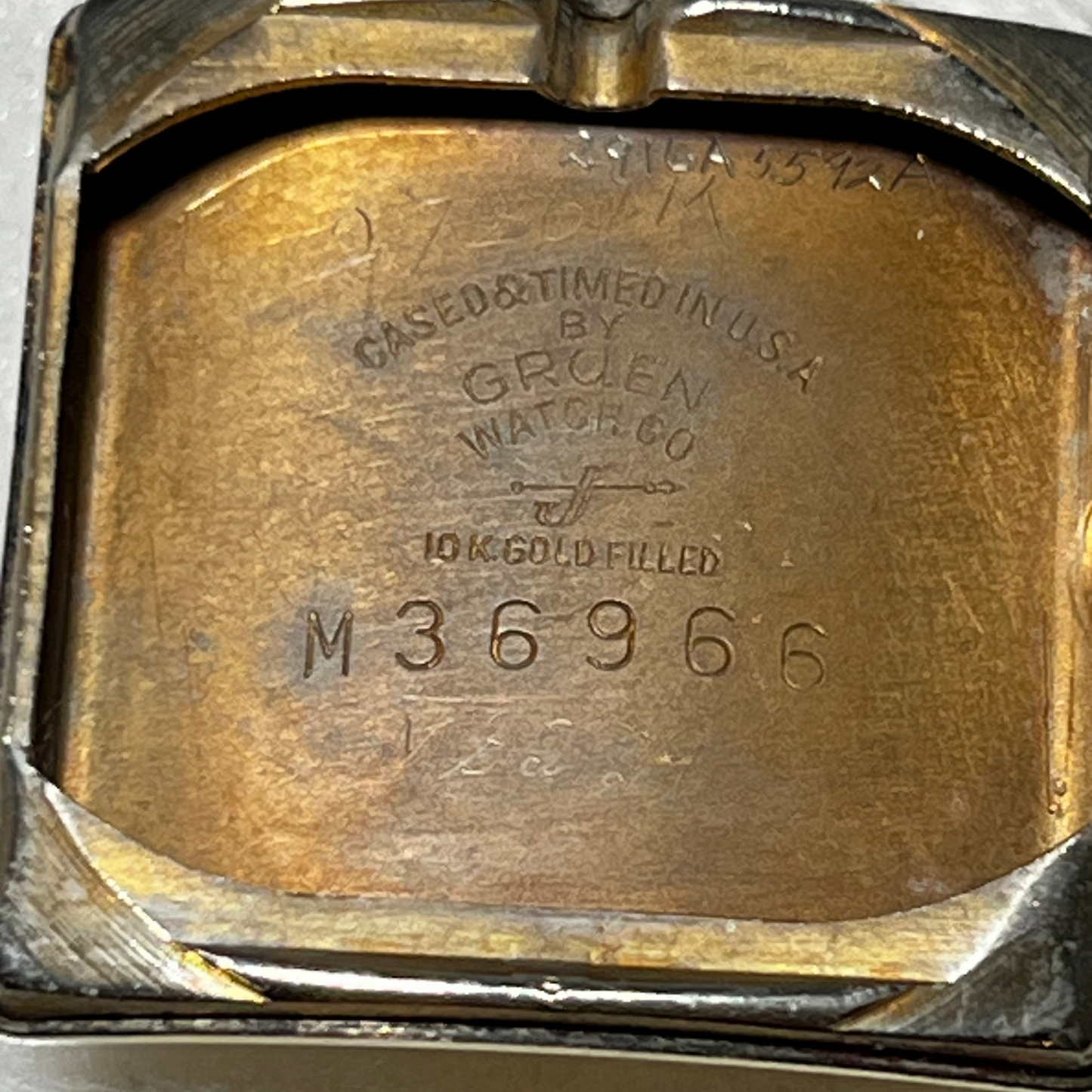 Vintage Gruen Curvex Grade 370 10K GF Manual Wind Wrist Watch