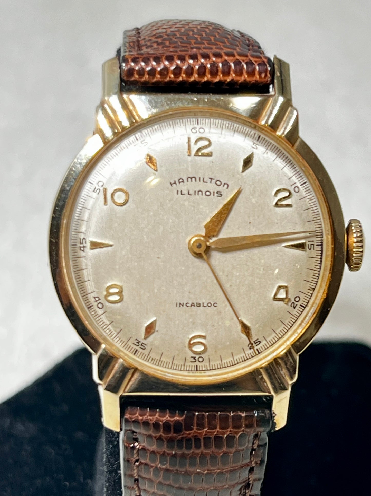 Vintage Hamilton Illinois Fancy 17 jewel Manual Wind Wrist Watch