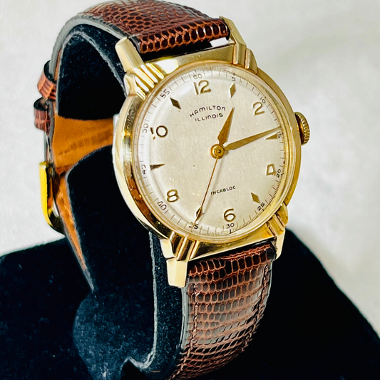 Vintage Hamilton Illinois Fancy 17 jewel Manual Wind Wrist Watch
