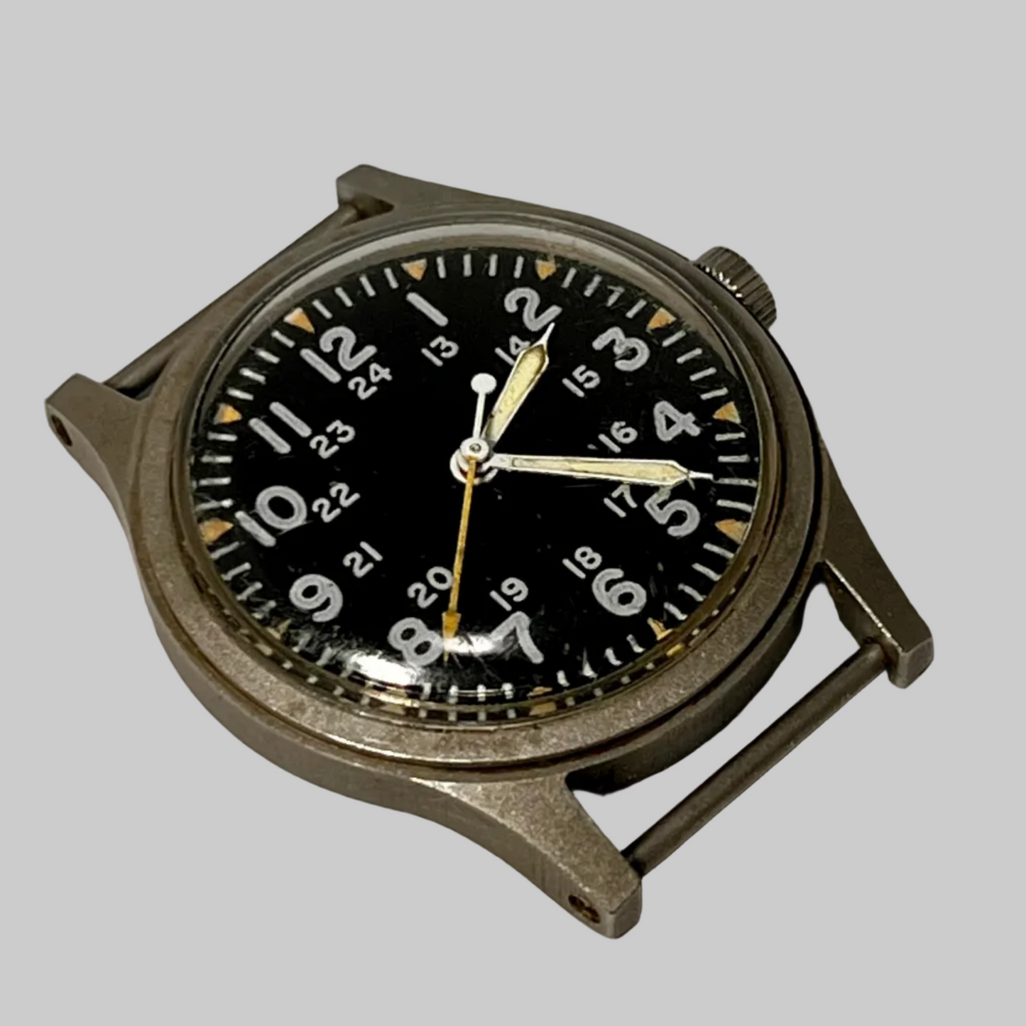 Vintage Hamilton GG-W-113 Pilot Military Issue 1976 Manual Wind Wrist Watch SERVICED!