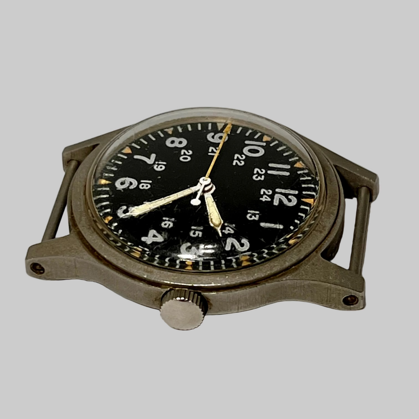 Vintage Hamilton GG-W-113 Pilot Military Issue 1976 Manual Wind Wrist Watch SERVICED!