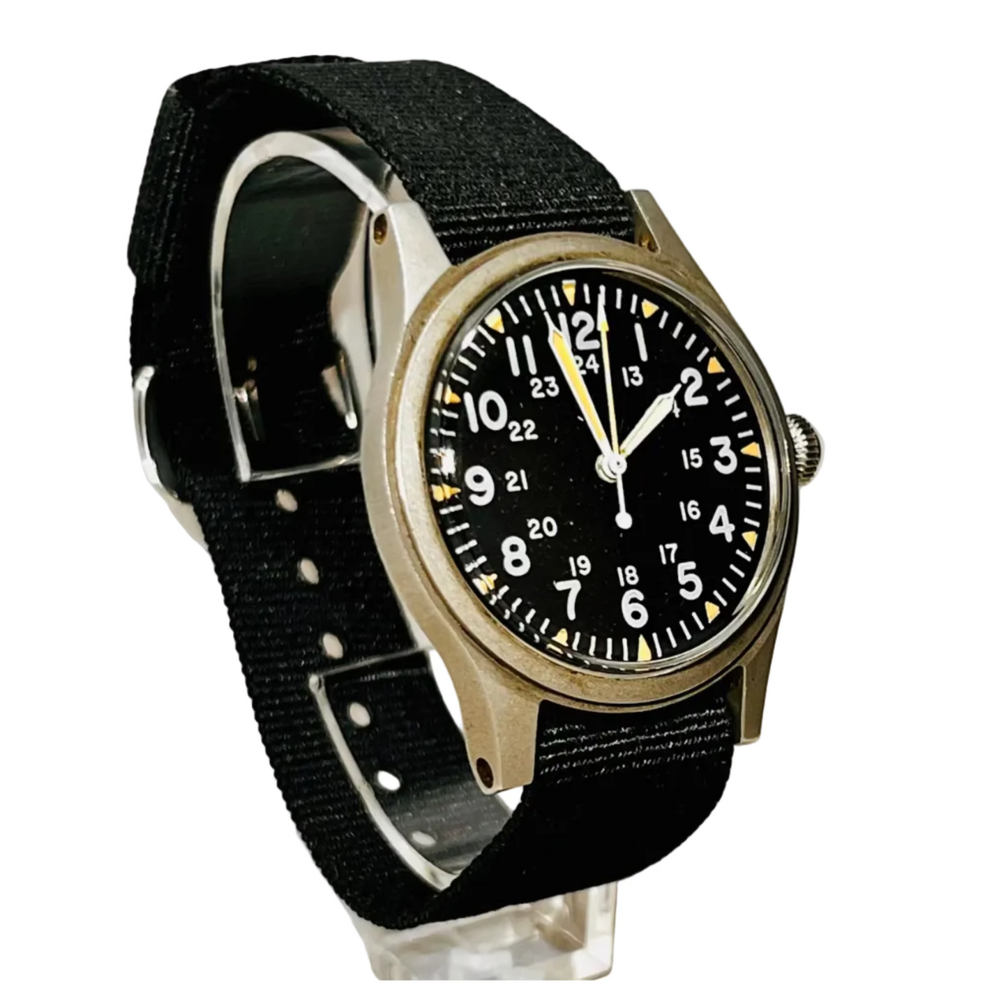 Vintage Hamilton GG-W-113 Pilot Military Issue 1979 Manual Wind Wrist Watch