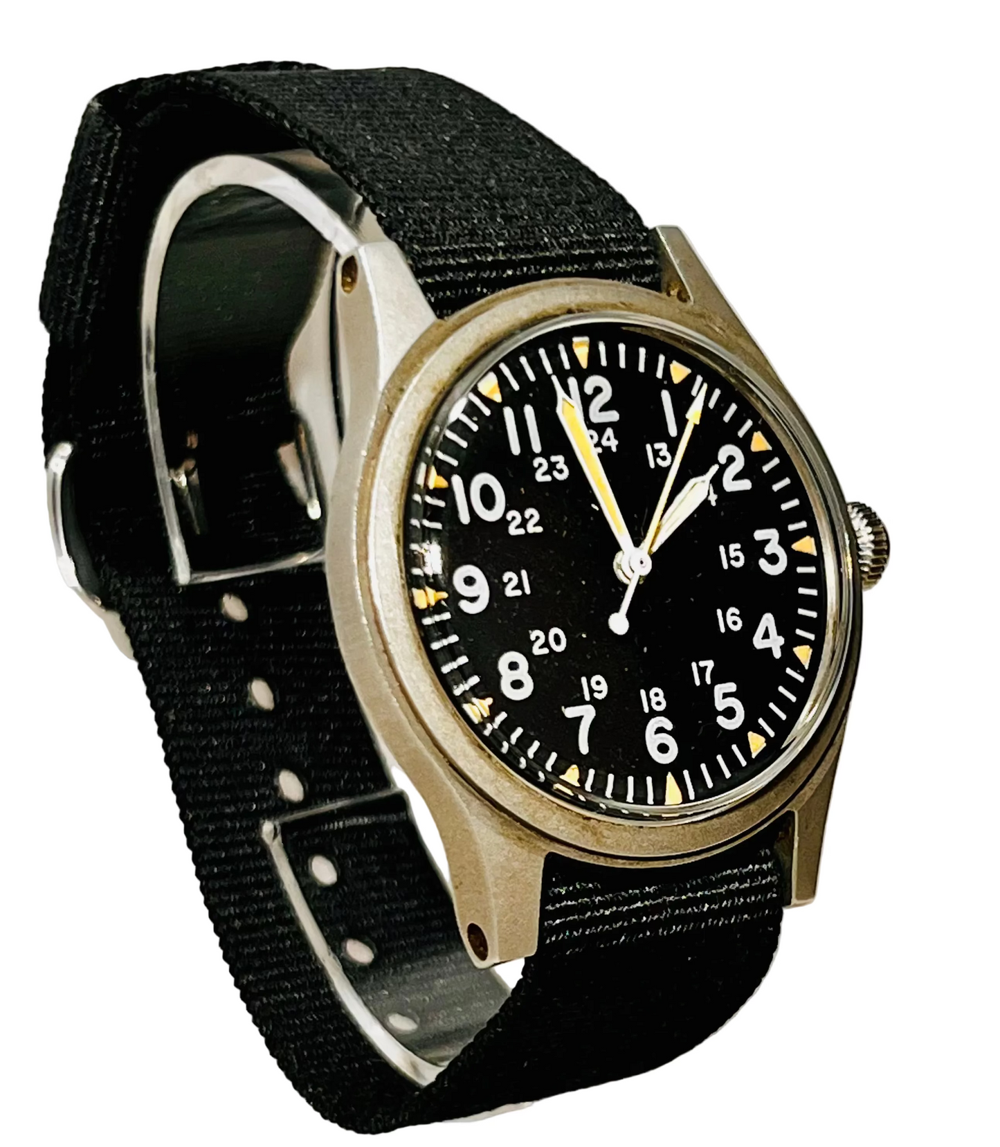 Vintage Hamilton GG-W-113 Pilot Military Issue 1979 Manual Wind Wrist Watch