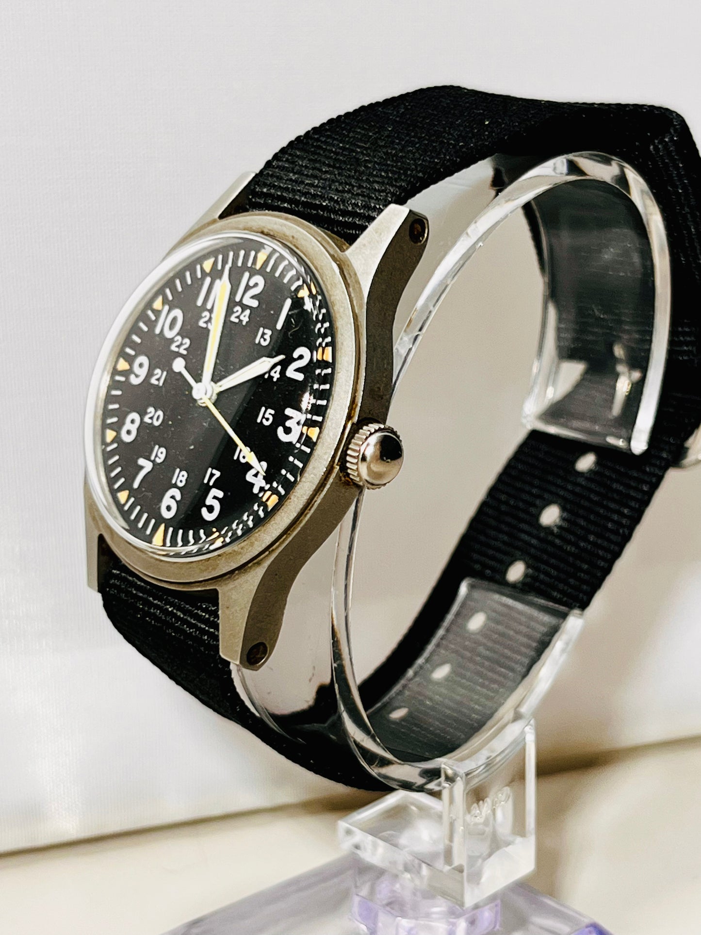 Vintage Hamilton GG-W-113 Pilot Military Issue 1979 Manual Wind Wrist Watch