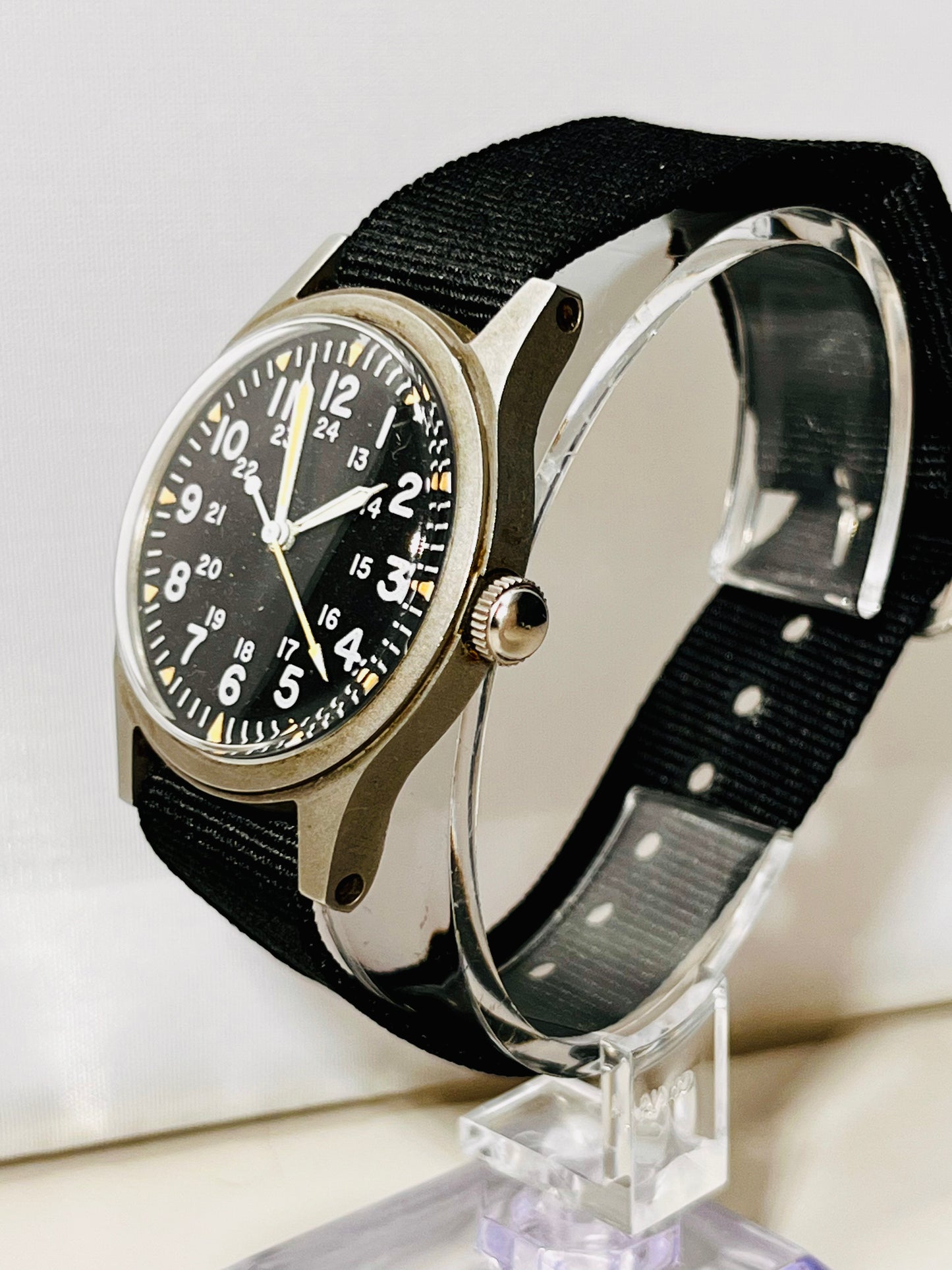 Vintage Hamilton GG-W-113 Pilot Military Issue 1979 Manual Wind Wrist Watch