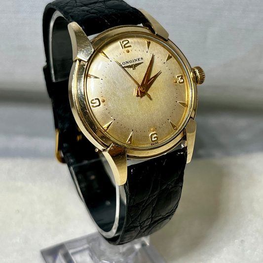 Vintage Longines 23ZS Classic Round circa 1953 Manual Wind Wrist Watch