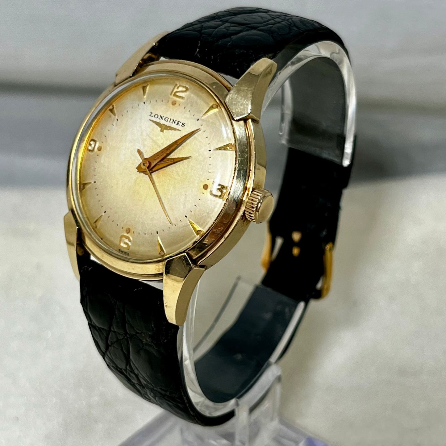 Vintage Longines 23ZS Classic Round circa 1953 Manual Wind Wrist Watch