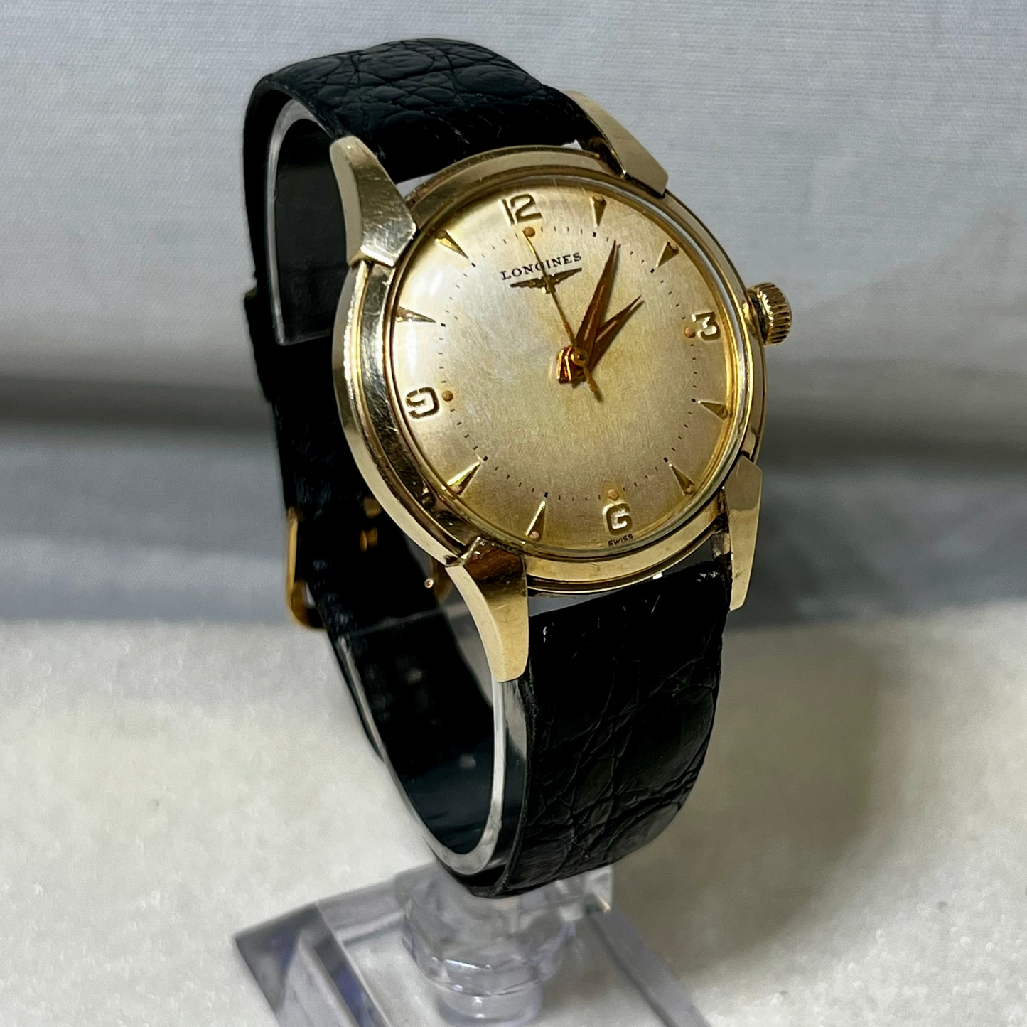 Vintage Longines 23ZS Classic Round circa 1953 Manual Wind Wrist Watch