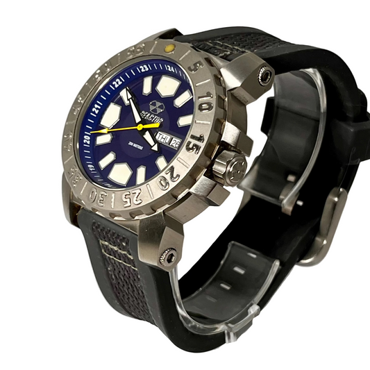 Reactor Meltdown 2 Quartz Diver Watch Blue & Gray 76803