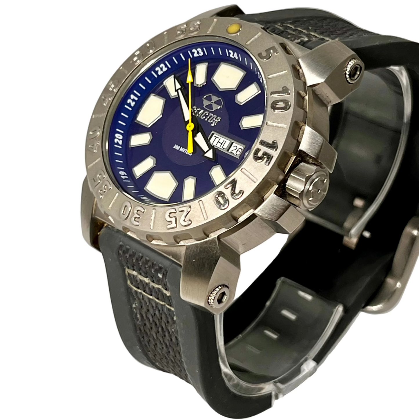 Reactor Meltdown 2 Quartz Diver Watch Blue & Gray 76803
