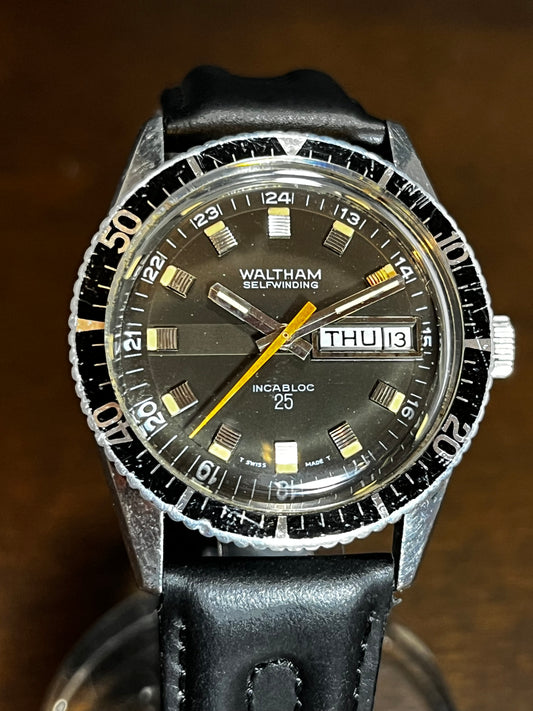 Vintage Waltham Automatic Diver Watch