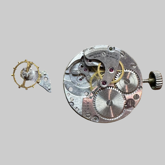 Waltham A-11 6/0-B WW2 Wrist Watch Roller Table with jewel