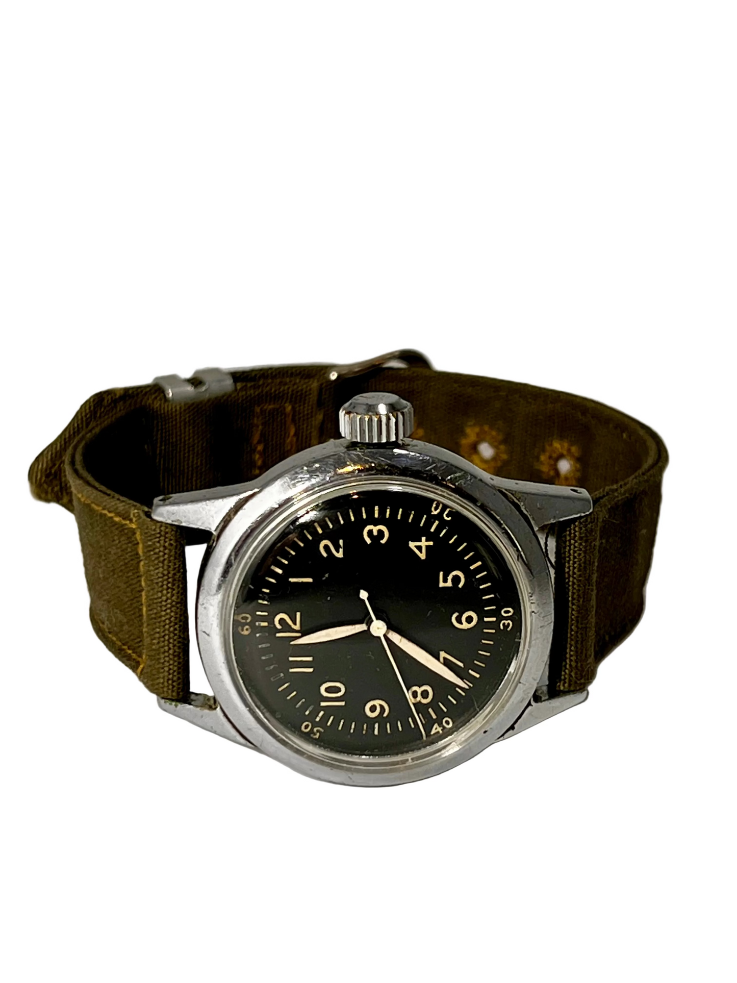 Vintage Waltham A-11 WW2 Military Issue Aviator's Wrist Watch