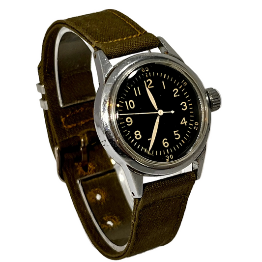 Vintage Waltham A-11 WW2 Military Issue Aviator's Wrist Watch