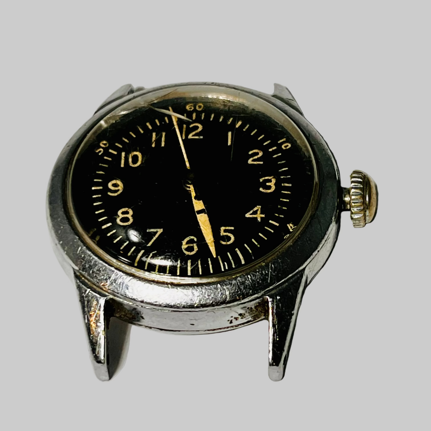 Waltham A-11 6/0-B WW2 Wrist Watch Sweep Second hand