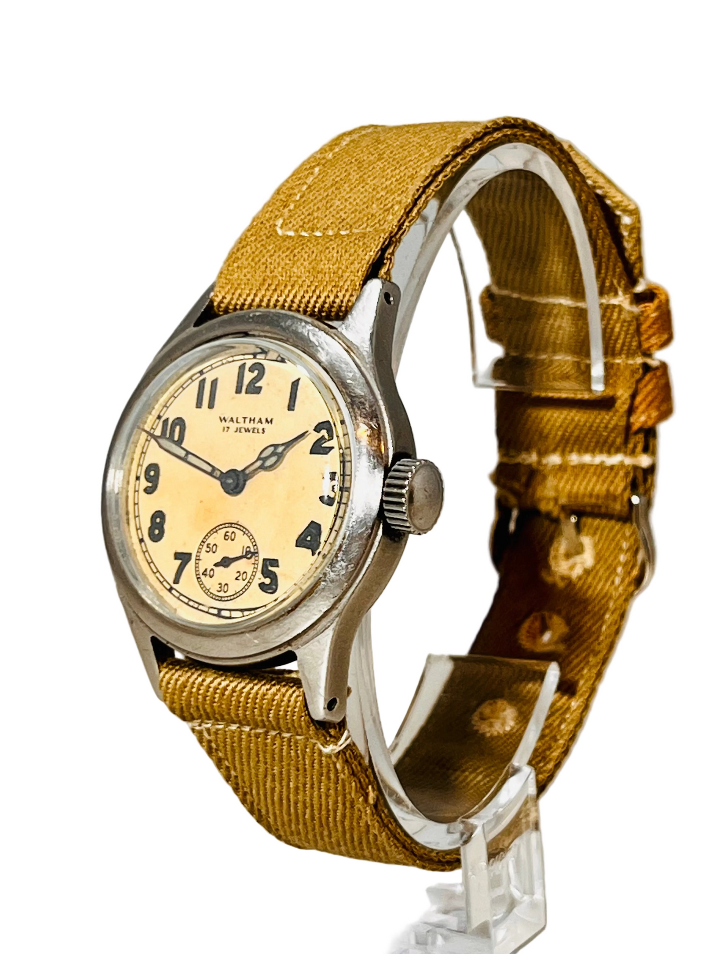 Vintage Waltham U.S. Military Issue WW2 War Era Ord Dept Wrist Watch **Serviced