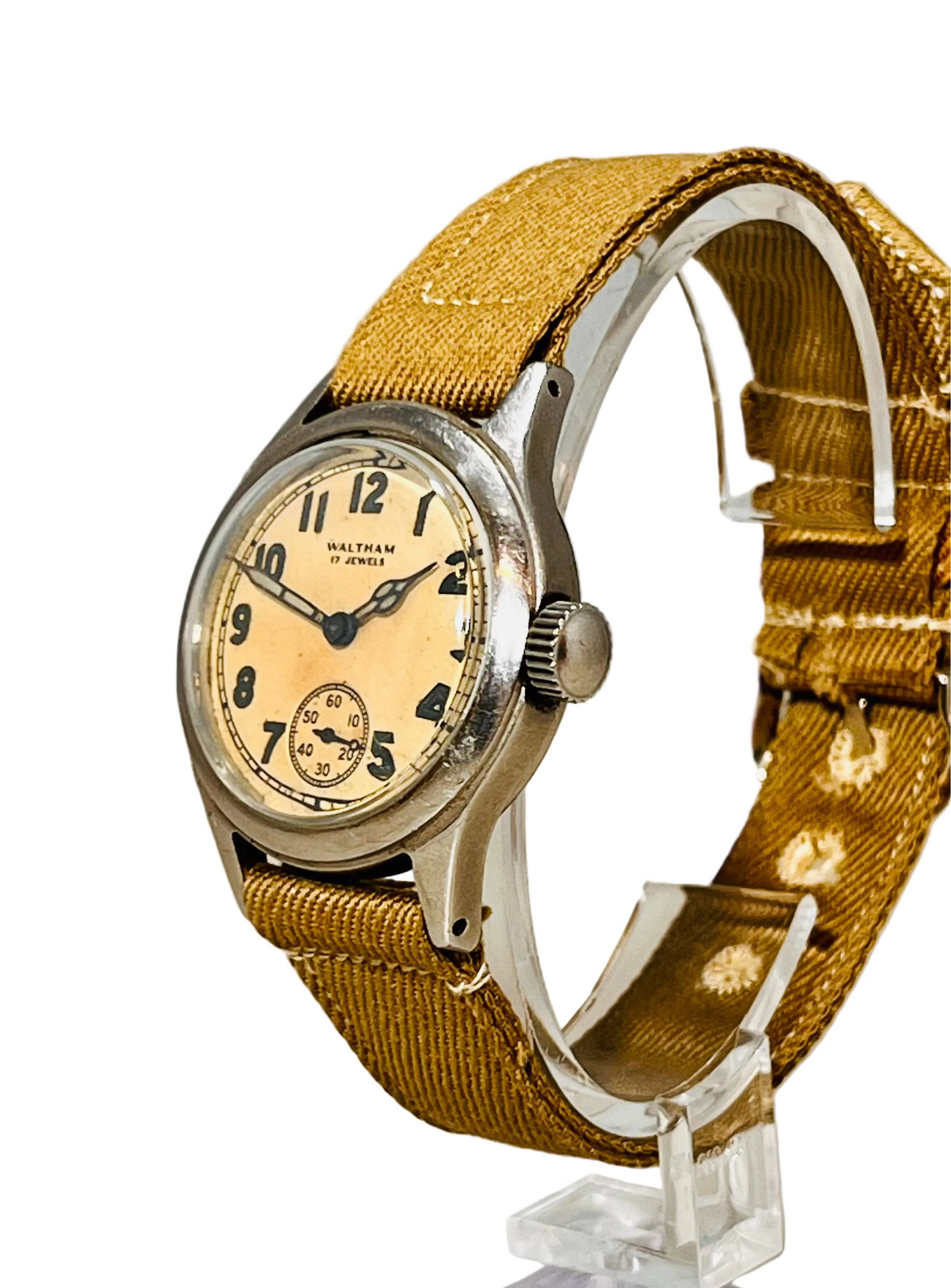 Vintage Waltham U.S. Military Issue WW2 War Era Ord Dept Wrist Watch **Serviced