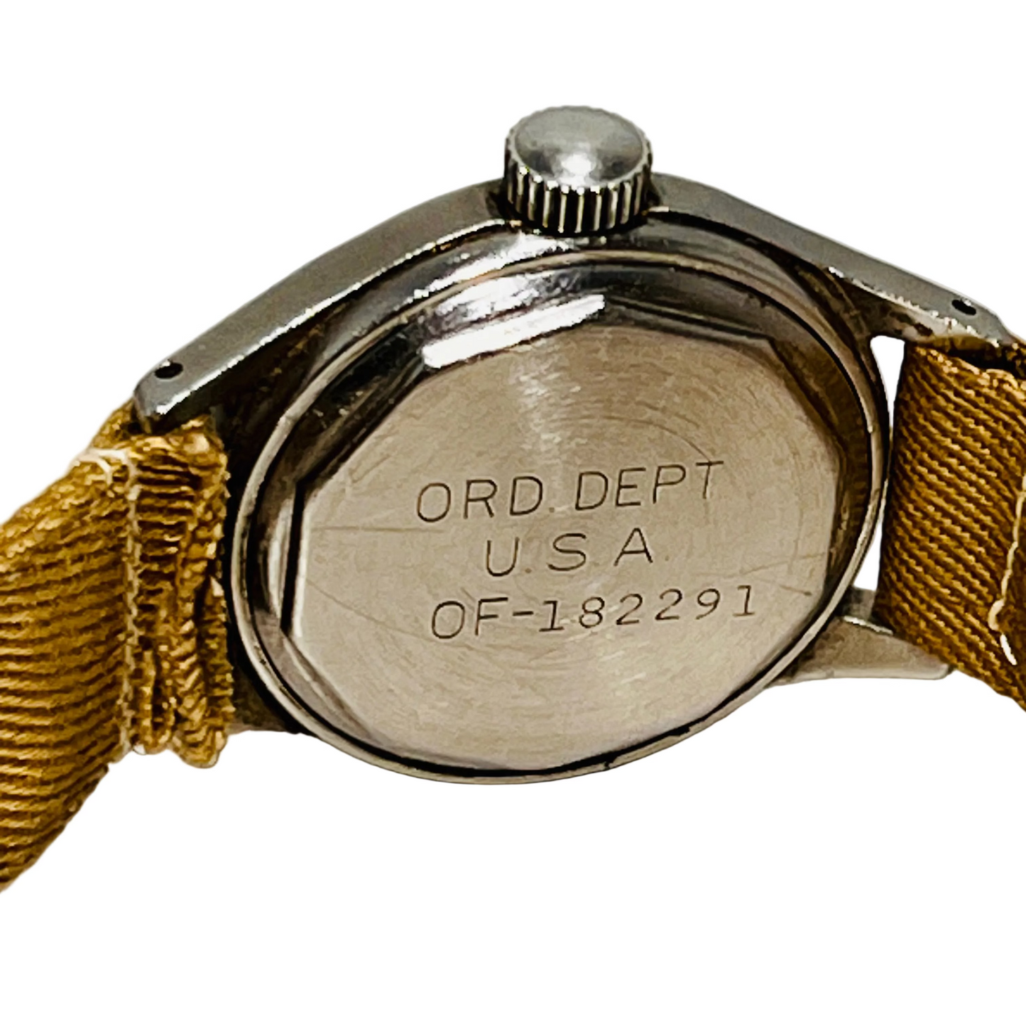 Vintage Waltham U.S. Military Issue WW2 War Era Ord Dept Wrist Watch **Serviced