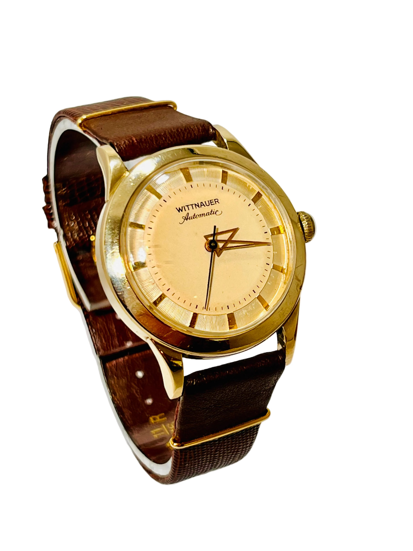 Vintage Wittnauer L130 Broad Arrow 17 Jewel Automatic Wrist Watch