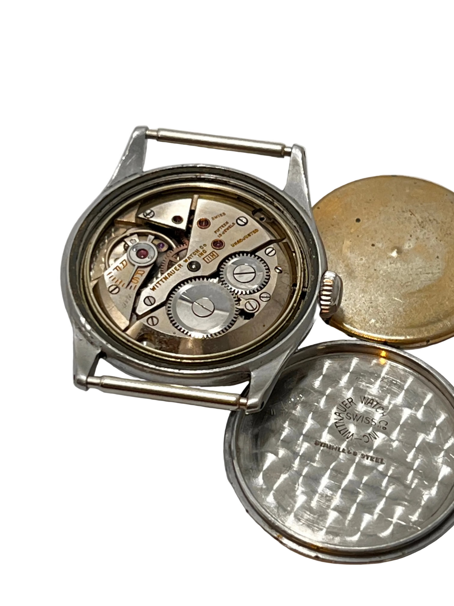 Vintage Wittnauer WW2 Era Canadian Manual Wind Wrist Watch
